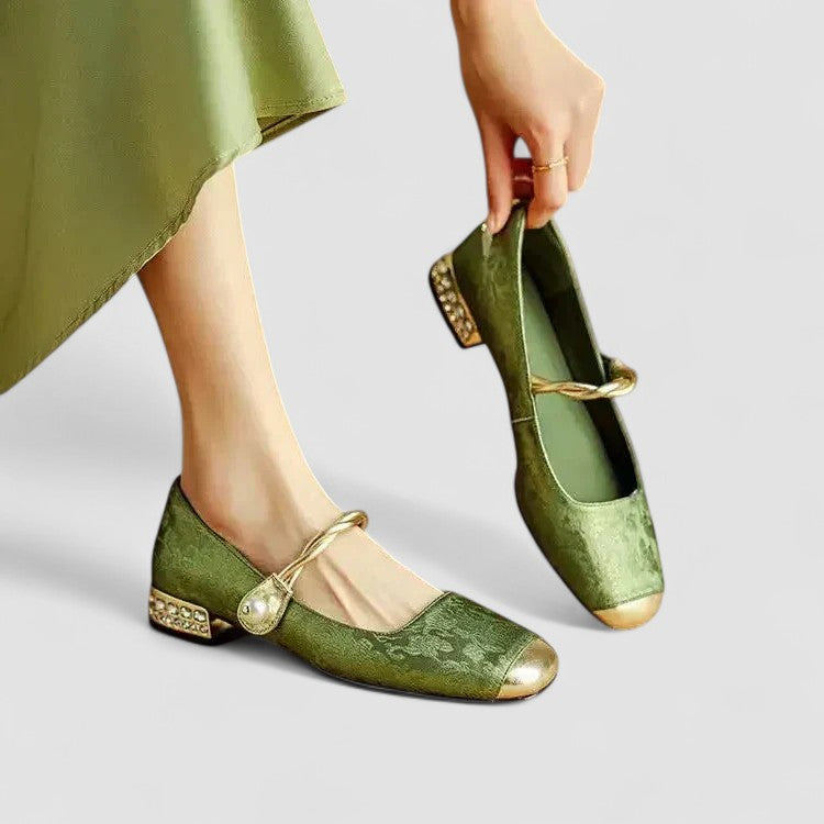 Eleanor | Classic Mary Jane Block Heel Shoes