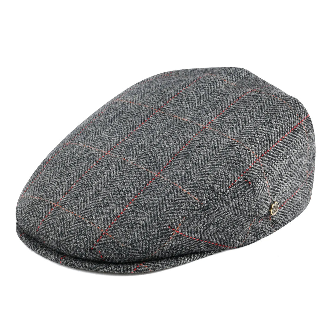 James | Classic Herringbone Stitch Flat Cap