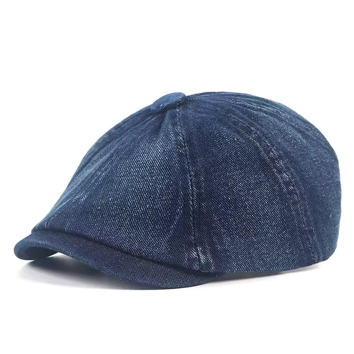 James | Classic Denim Flat Cap