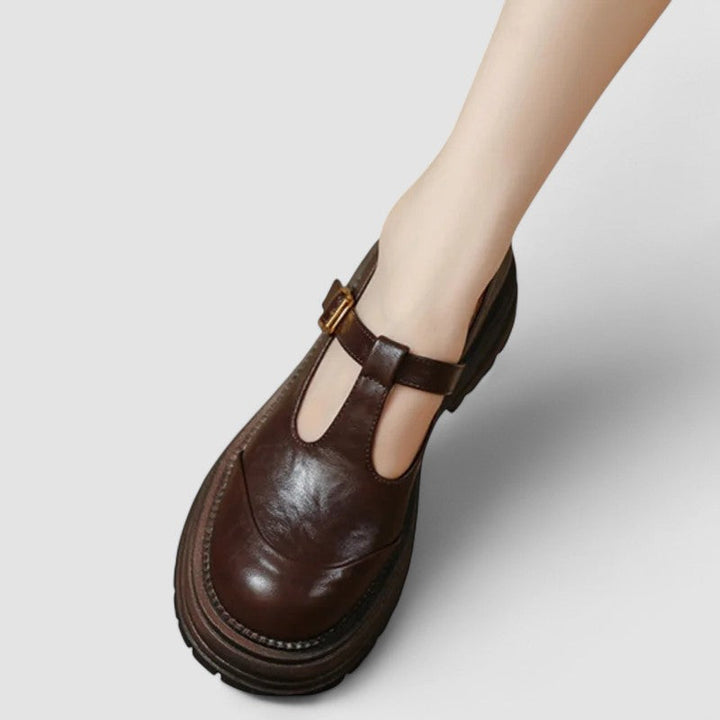 Beth | Classic Chunky T-Bar Mary Jane Shoes