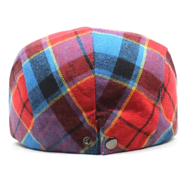 Oliver | Classic Plaid Tartan Flat Cap