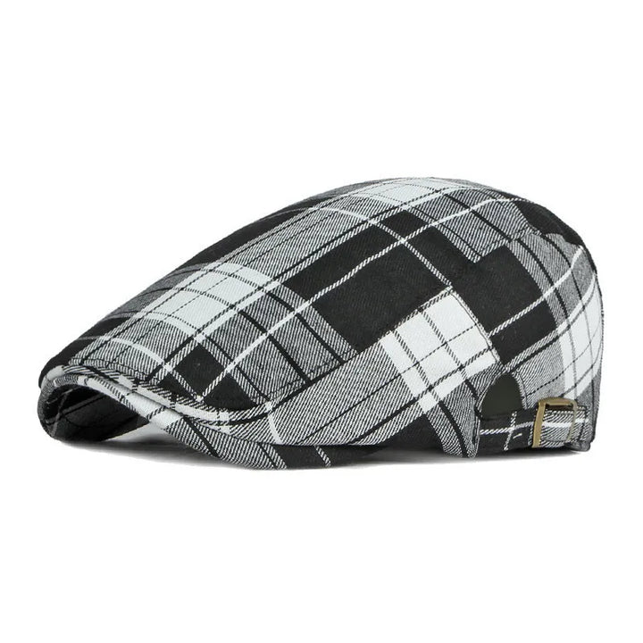 Orion | Classic Plaid Flat Cap