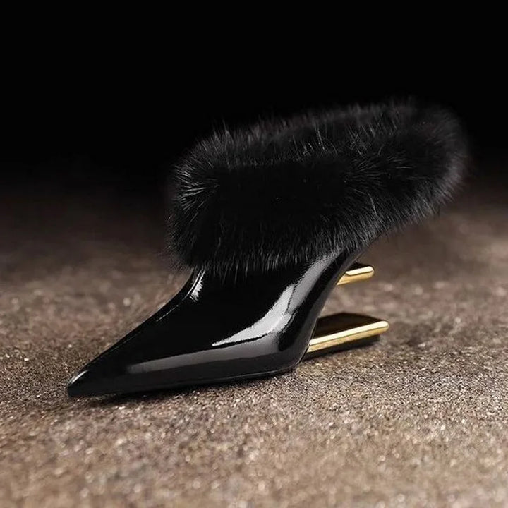 Alvina | Stylish Whisper Furry Heels