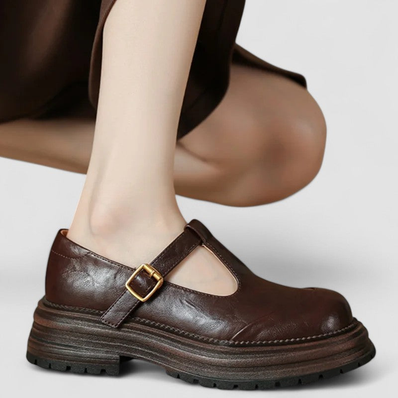 Beth | Classic Chunky T-Bar Mary Jane Shoes