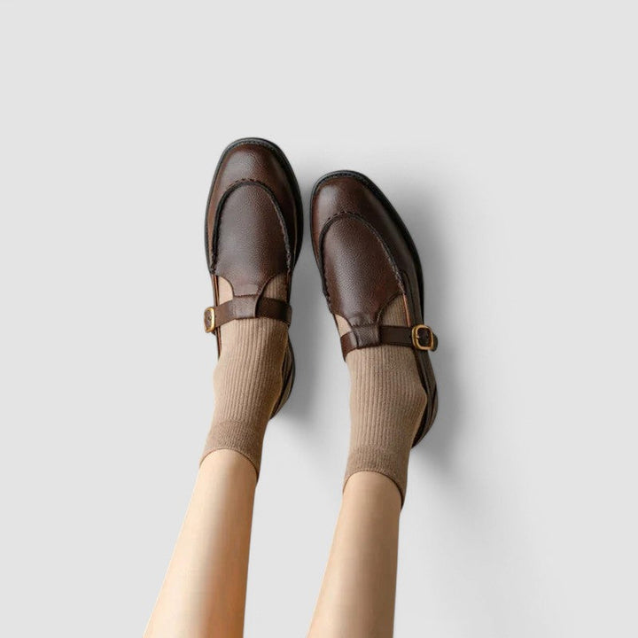 Cecelia | Classic Chunky Mary Jane Strap Shoes