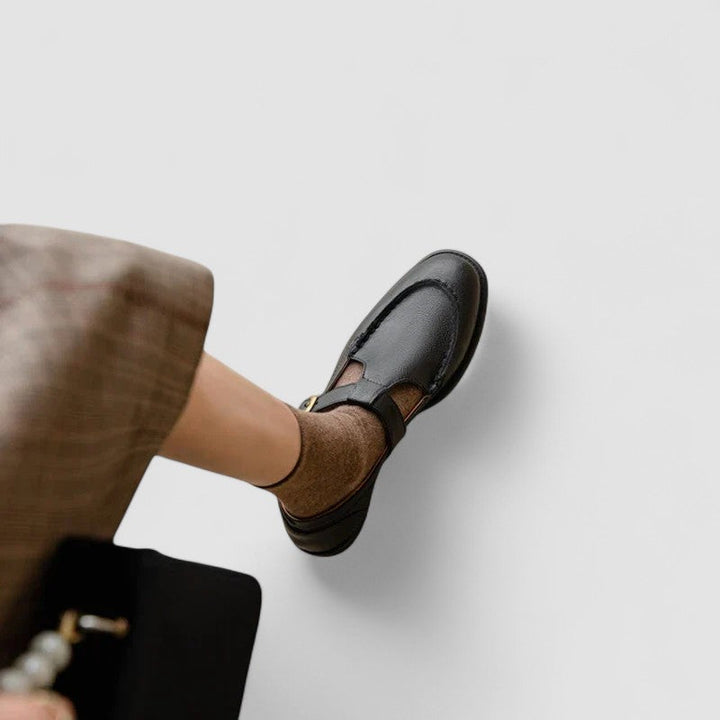 Cecelia | Classic Chunky Mary Jane Strap Shoes