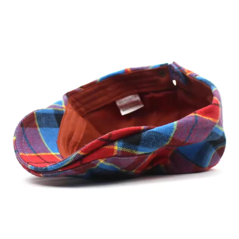Oliver | Classic Plaid Tartan Flat Cap