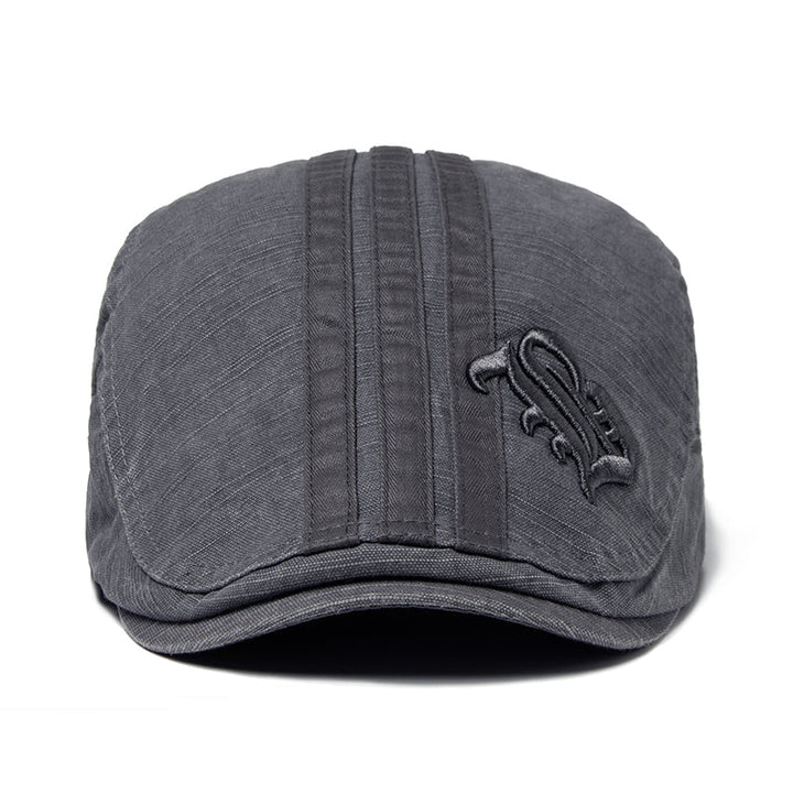 Benjamin | Embroidered Heritage Flat Cap