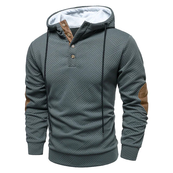 Bradley | Stylish Hooded Button Sweater