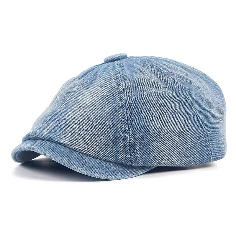 James | Classic Denim Flat Cap