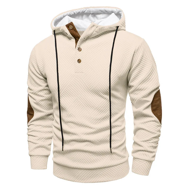 Bradley | Stylish Hooded Button Sweater