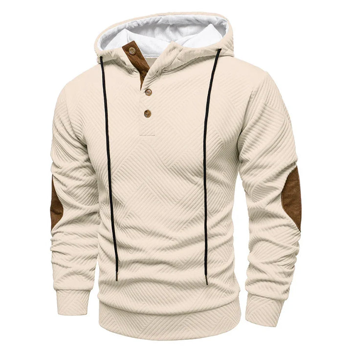Bradley | Stylish Hooded Button Sweater