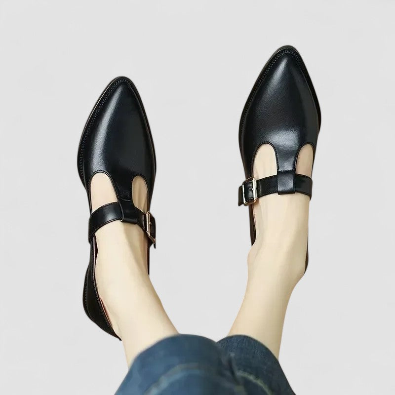 Faith | Classic Pointed T-Bar Mary Jane Shoes