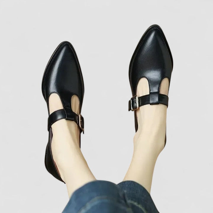 Faith | Classic Pointed T-Bar Mary Jane Shoes