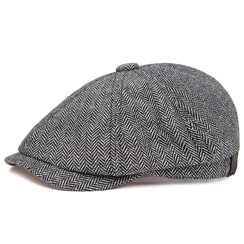 George | Classic Textured Flat Cap