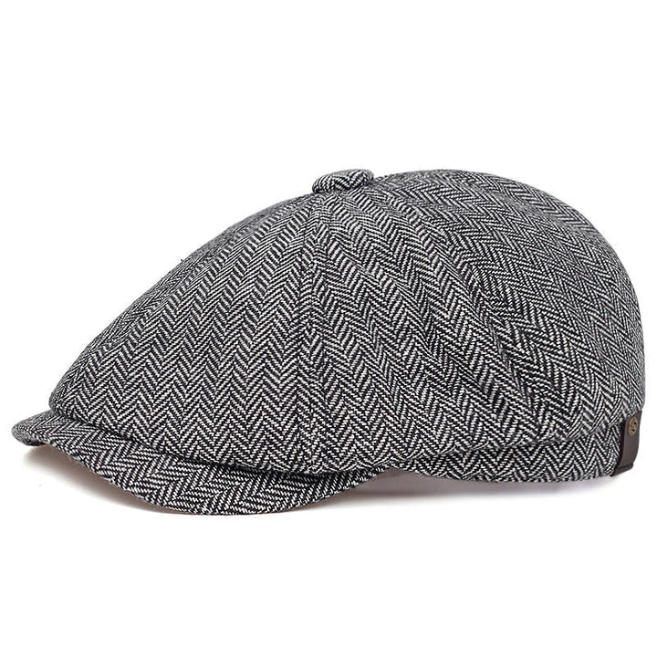 George | Classic Textured Flat Cap
