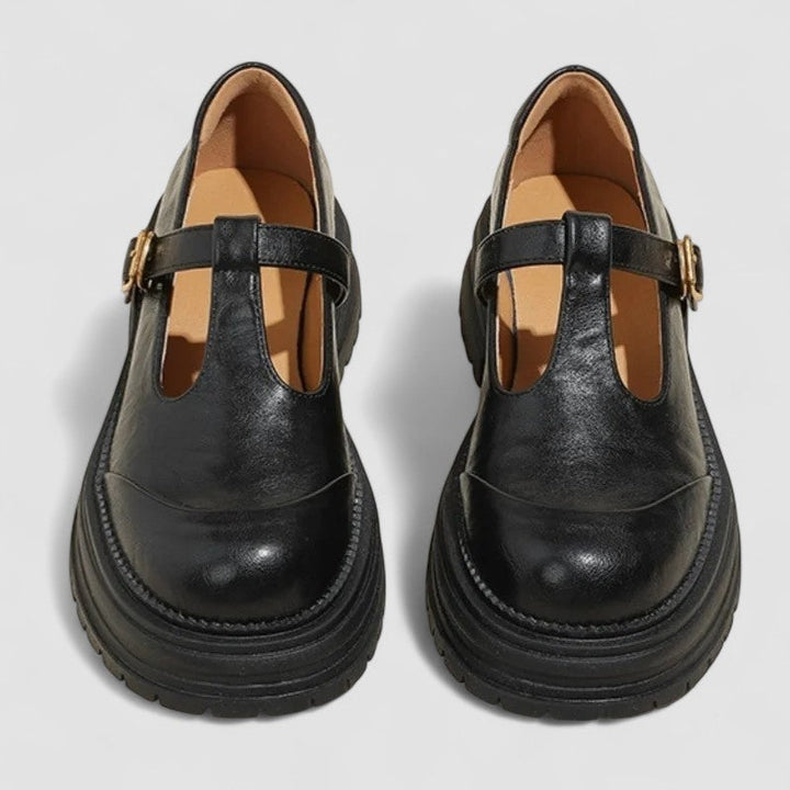 Beth | Classic Chunky T-Bar Mary Jane Shoes