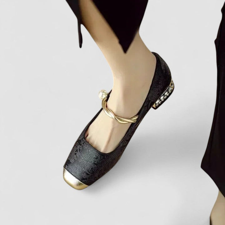 Eleanor | Classic Mary Jane Block Heel Shoes