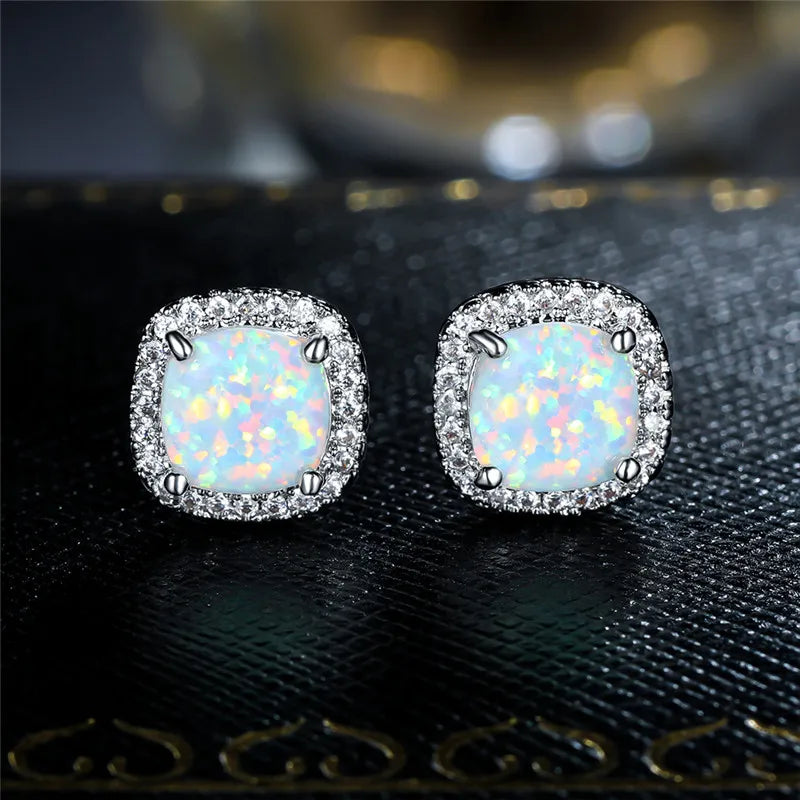 Rosemary | Halo Sparkle Stud Earrings