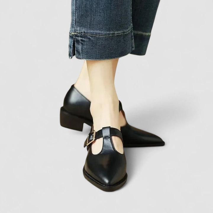 Faith | Classic Pointed T-Bar Mary Jane Shoes