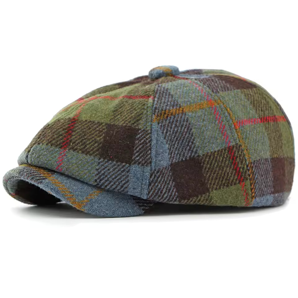 Elric | Classic Patchwork Flat Cap