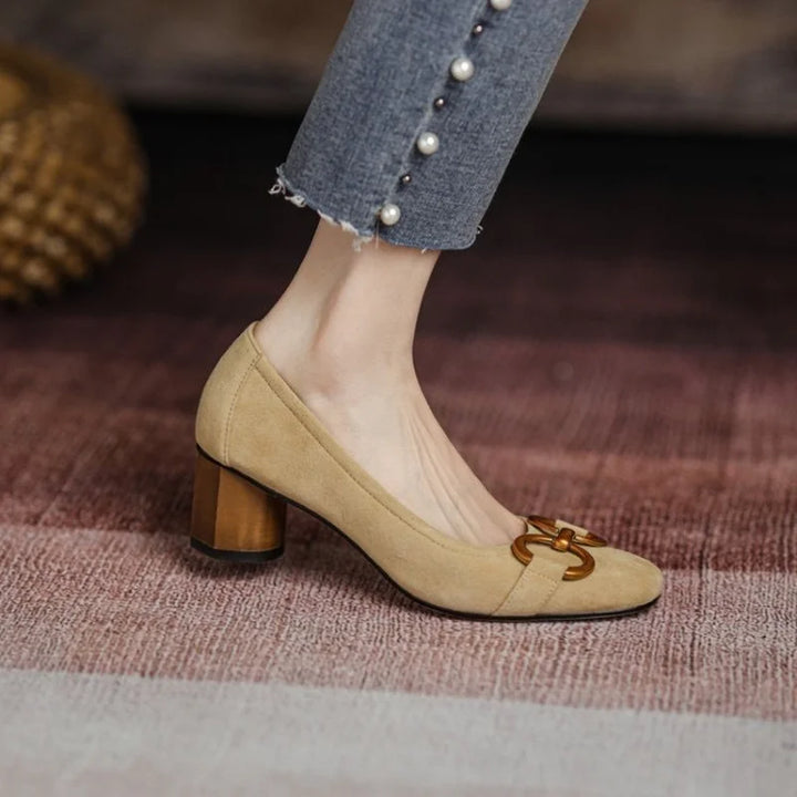 Cecilia | Classic Buckle Orthopedic Heels