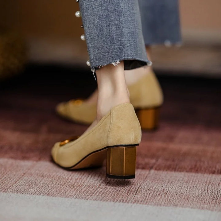 Cecilia | Classic Buckle Orthopedic Heels