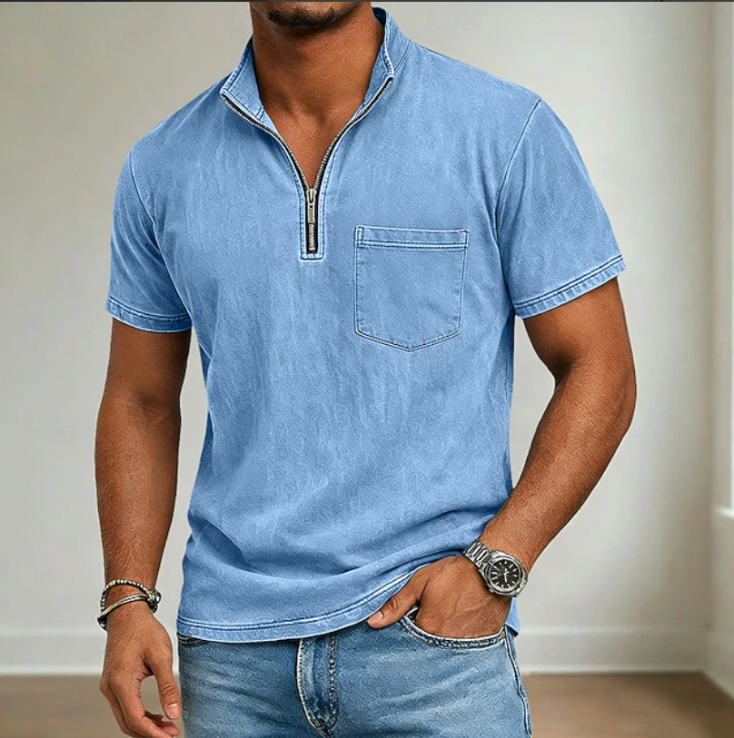 Arnel | Stylish Zipper Collar Shirt