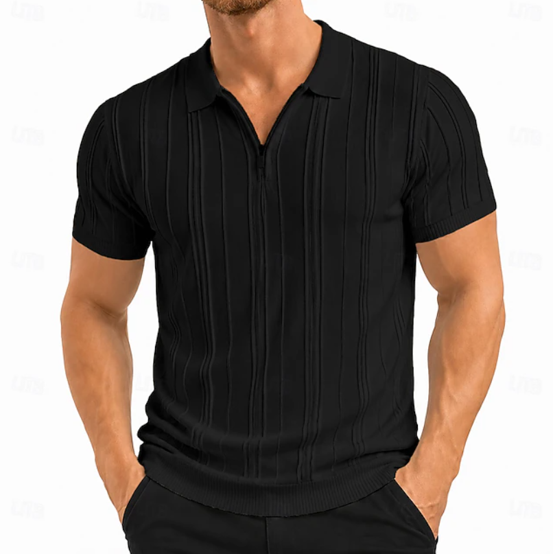 Colby | Textured Slim Fit Polo Shirt