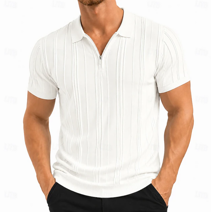 Colby | Textured Slim Fit Polo Shirt