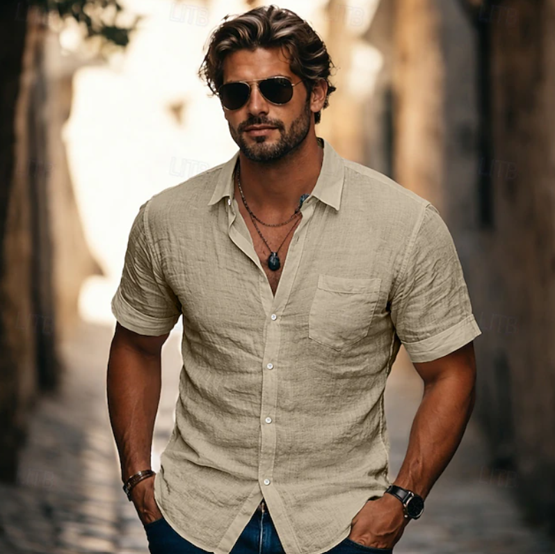 Adrian | Everyday Casual Short Sleeve Shirt