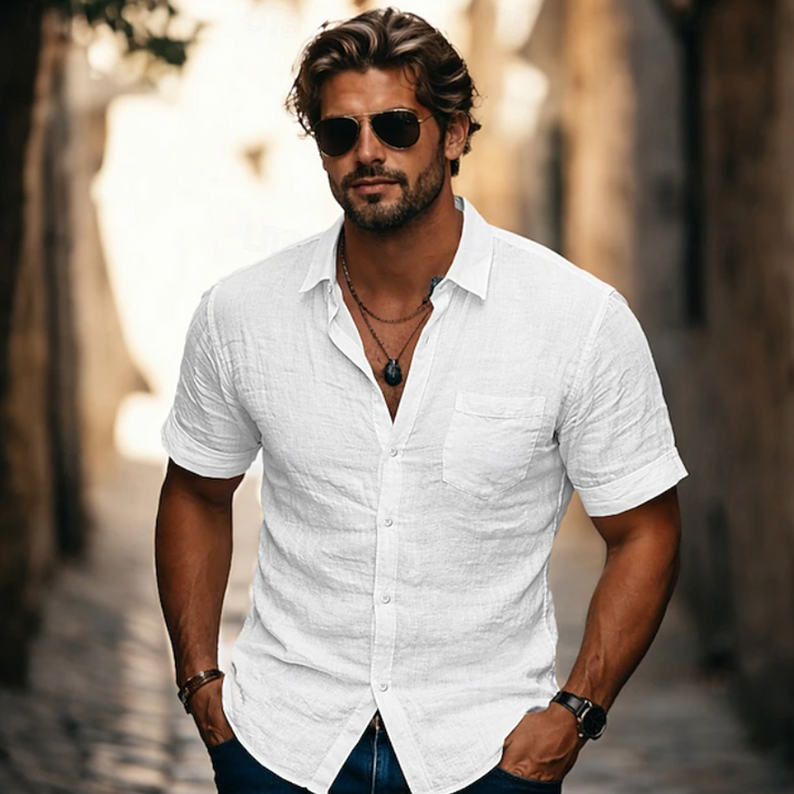 Adrian | Everyday Casual Short Sleeve Shirt