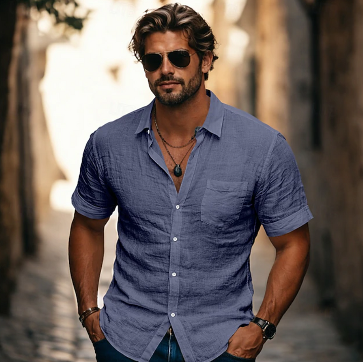 Adrian | Everyday Casual Short Sleeve Shirt