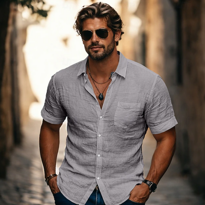 Adrian | Everyday Casual Short Sleeve Shirt