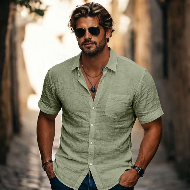 Adrian | Everyday Casual Short Sleeve Shirt