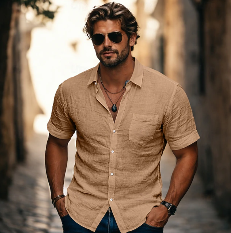 Adrian | Everyday Casual Short Sleeve Shirt