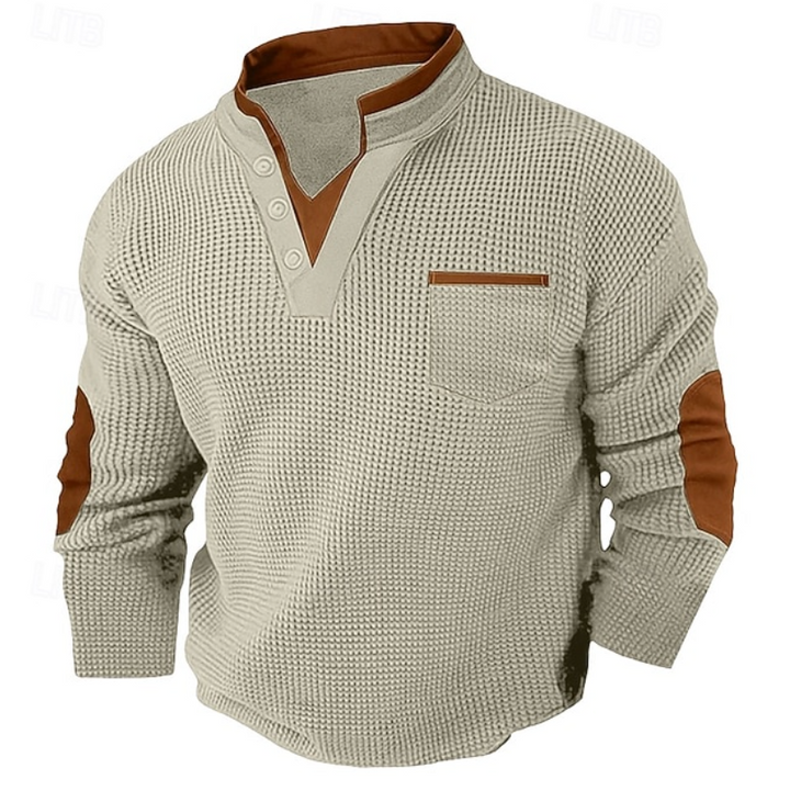 Calder | Casual Textured Pocket Sweater