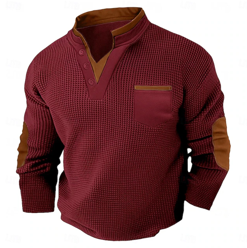 Calder | Casual Textured Pocket Sweater