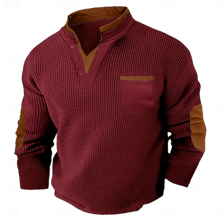 Calder | Casual Textured Pocket Sweater