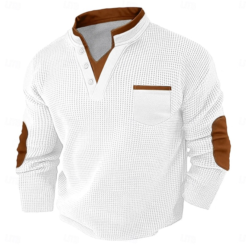 Calder | Casual Textured Pocket Sweater
