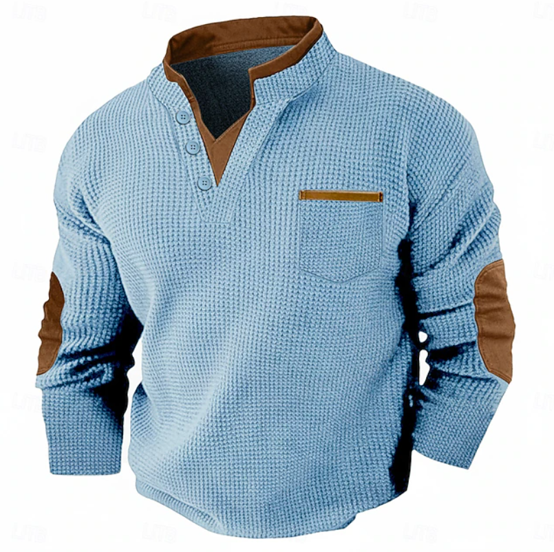 Calder | Casual Textured Pocket Sweater