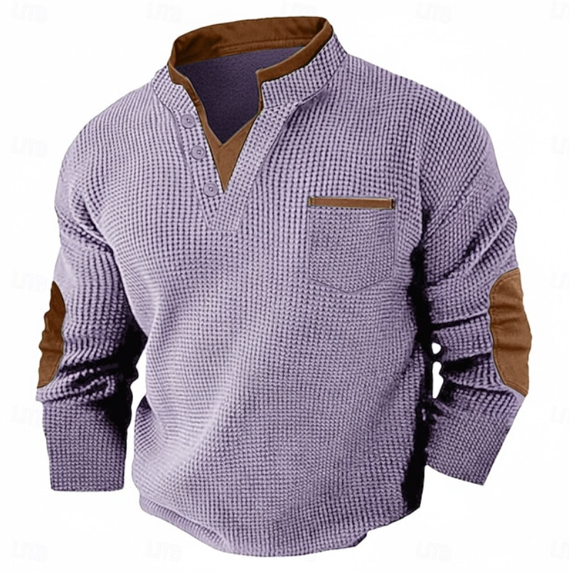 Calder | Casual Textured Pocket Sweater