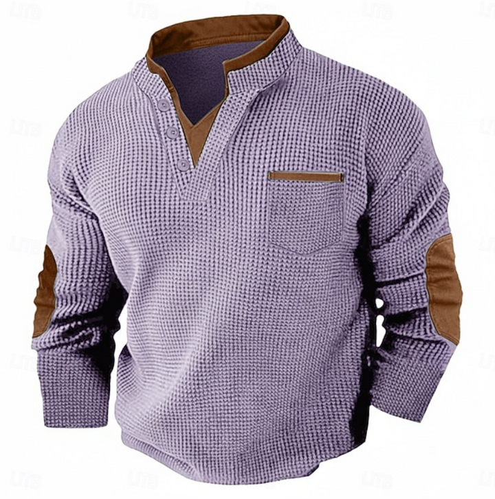 Calder | Casual Textured Pocket Sweater