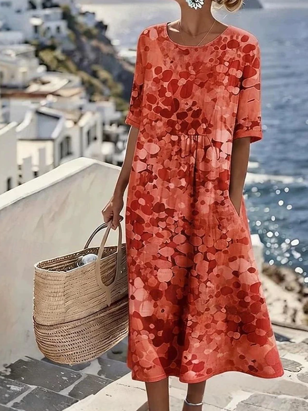 Isadora | Casual Floral Boho Maxi Dress