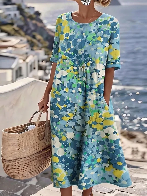 Isadora | Casual Floral Boho Maxi Dress