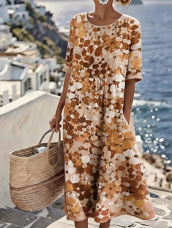 Isadora | Casual Floral Boho Maxi Dress