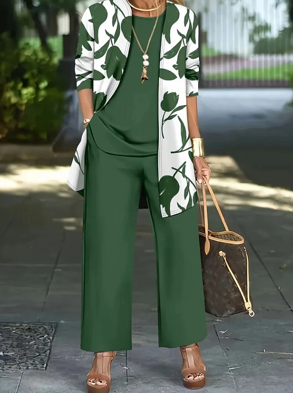 Scarlett | Elegant Floral 3-Piece Set