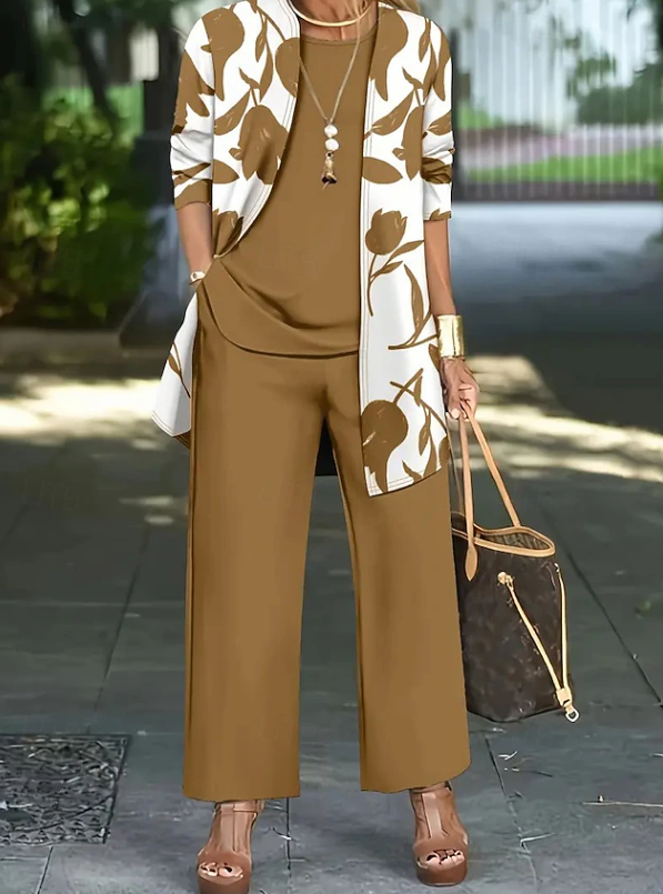Scarlett | Elegant Floral 3-Piece Set