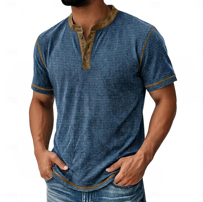 Logan | Henley Short Sleeve T-Shirt