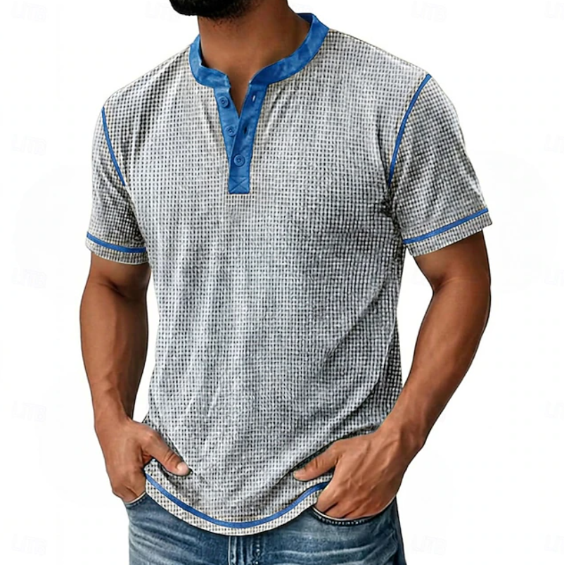 Logan | Henley Short Sleeve T-Shirt